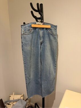 Levi's Light Blue Relaxed Fit Denim Skirt